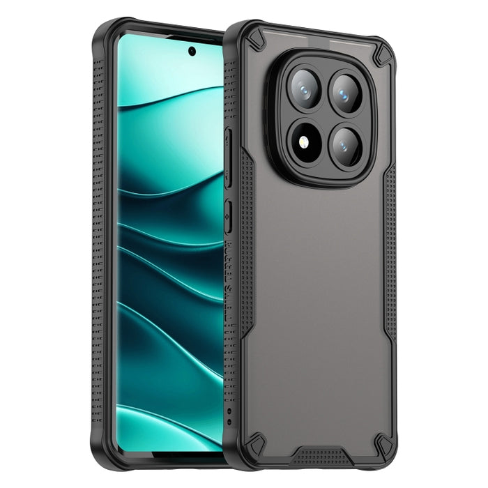 Funda híbrida de TPU para PC con revestimiento de Armor Glaze, For Redmi Note 15 4G / 5G Global 164mm, For Redmi Note 15 Pro 5G Global 163.6mm, For Redmi Note 14 5G China, For Redmi Note 14 5G Global, For Redmi Note 14 Pro+ 5G, For Redmi Note 14 Pro 5G