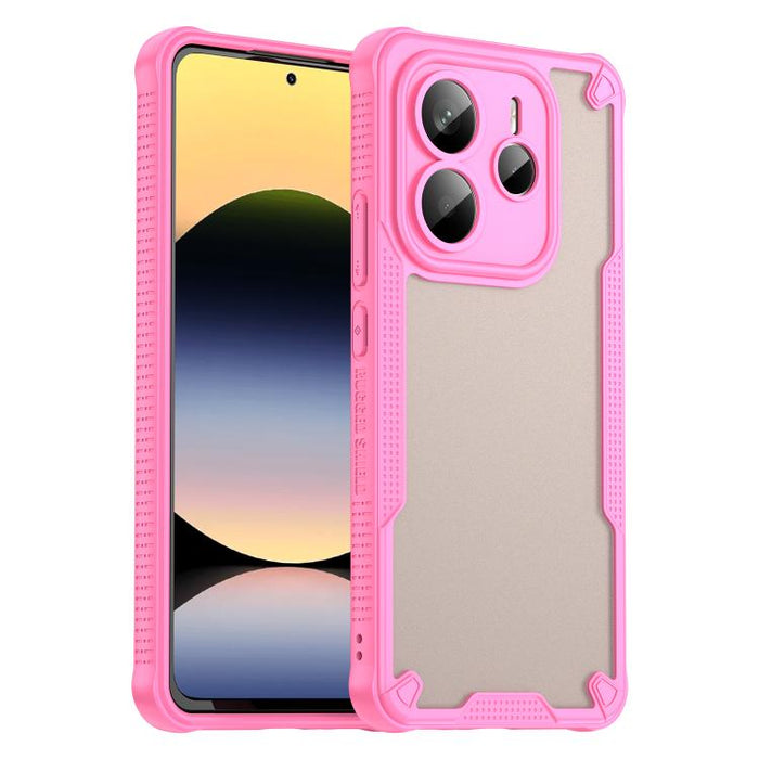 Funda híbrida de TPU para PC con revestimiento de Armor Glaze, For Redmi Note 15 4G / 5G Global 164mm, For Redmi Note 15 Pro 5G Global 163.6mm, For Redmi Note 14 5G China, For Redmi Note 14 5G Global, For Redmi Note 14 Pro+ 5G, For Redmi Note 14 Pro 5G