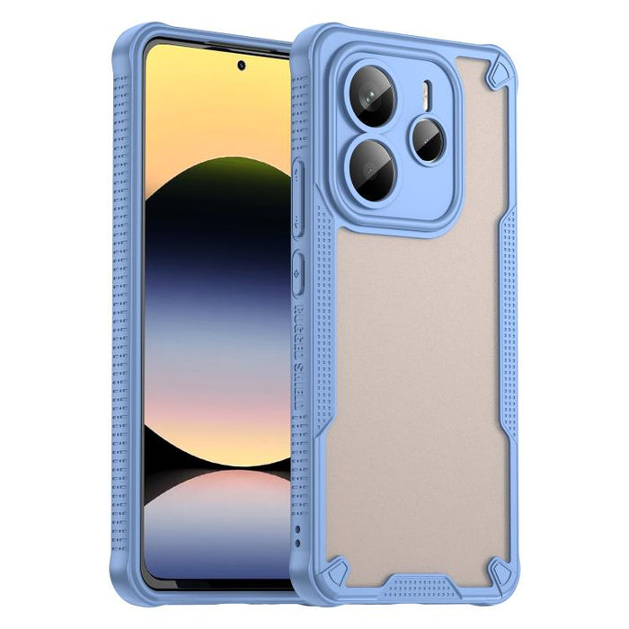 Funda híbrida de TPU para PC con revestimiento de Armor Glaze, For Redmi Note 15 4G / 5G Global 164mm, For Redmi Note 15 Pro 5G Global 163.6mm, For Redmi Note 14 5G China, For Redmi Note 14 5G Global, For Redmi Note 14 Pro+ 5G, For Redmi Note 14 Pro 5G