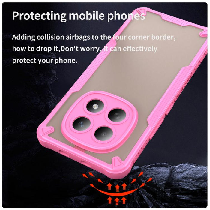 Funda híbrida de TPU para PC con revestimiento de Armor Glaze, For Redmi Note 15 4G / 5G Global 164mm, For Redmi Note 15 Pro 5G Global 163.6mm, For Redmi Note 14 5G China, For Redmi Note 14 5G Global, For Redmi Note 14 Pro+ 5G, For Redmi Note 14 Pro 5G