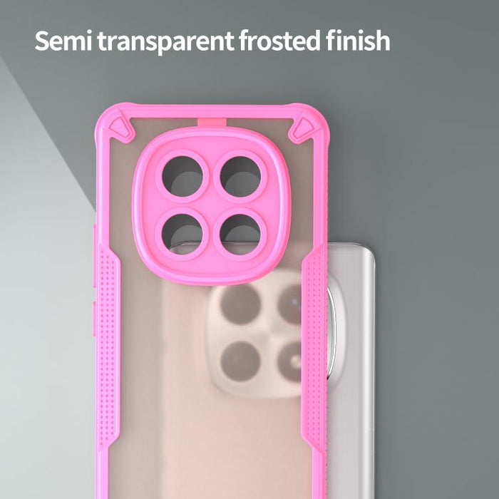 Funda híbrida de TPU para PC con revestimiento de Armor Glaze, For Redmi Note 15 4G / 5G Global 164mm, For Redmi Note 15 Pro 5G Global 163.6mm, For Redmi Note 14 5G China, For Redmi Note 14 5G Global, For Redmi Note 14 Pro+ 5G, For Redmi Note 14 Pro 5G
