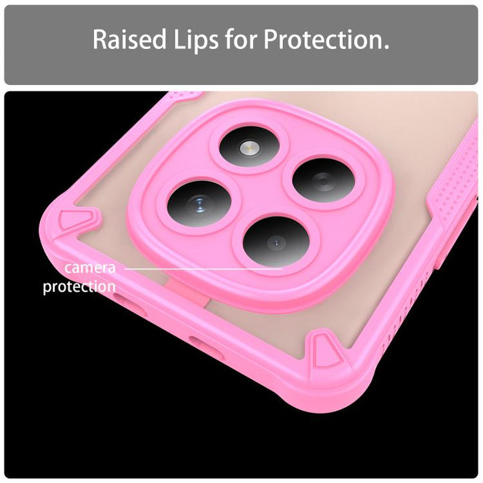 Funda híbrida de TPU para PC con revestimiento de Armor Glaze, For Redmi Note 15 4G / 5G Global 164mm, For Redmi Note 15 Pro 5G Global 163.6mm, For Redmi Note 14 5G China, For Redmi Note 14 5G Global, For Redmi Note 14 Pro+ 5G, For Redmi Note 14 Pro 5G