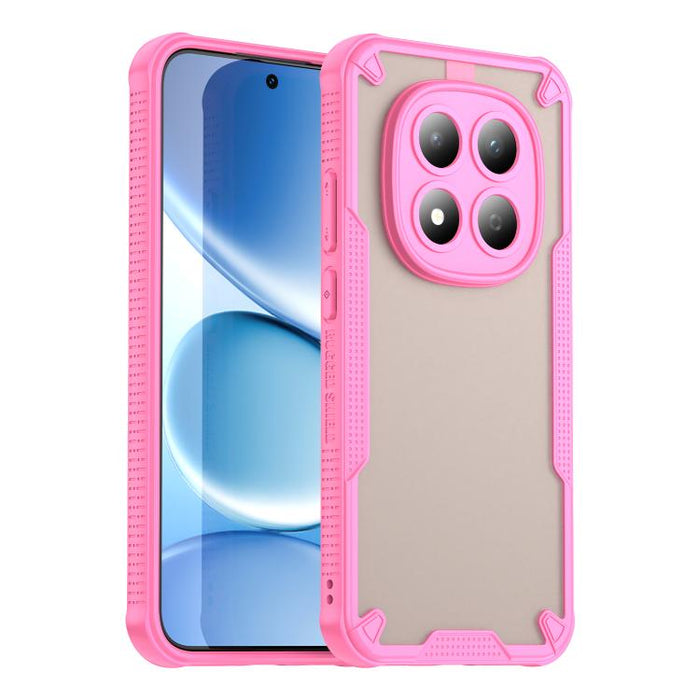Funda híbrida de TPU para PC con revestimiento de Armor Glaze, For Redmi Note 15 4G / 5G Global 164mm, For Redmi Note 15 Pro 5G Global 163.6mm, For Redmi Note 14 5G China, For Redmi Note 14 5G Global, For Redmi Note 14 Pro+ 5G, For Redmi Note 14 Pro 5G