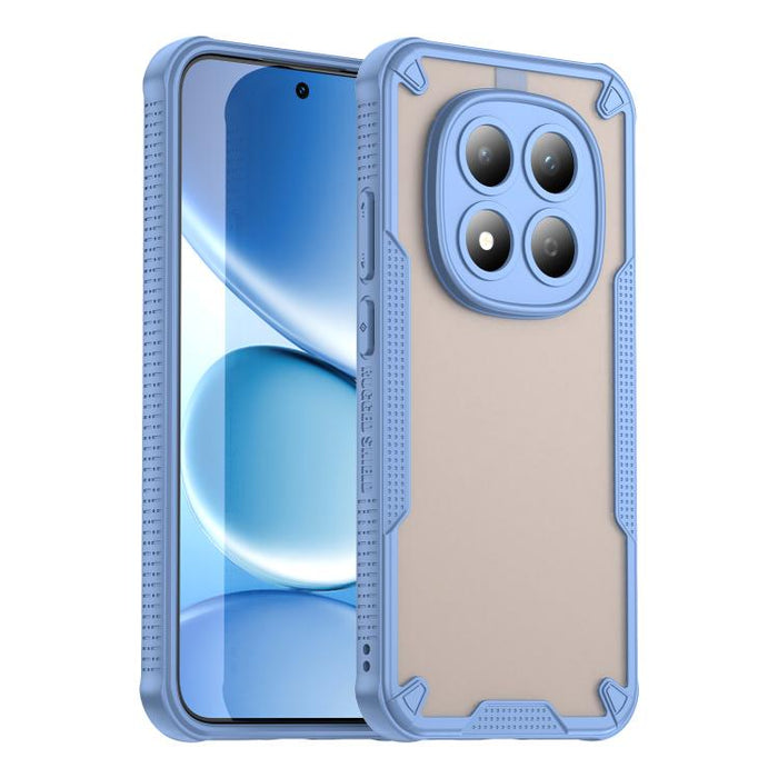Funda híbrida de TPU para PC con revestimiento de Armor Glaze, For Redmi Note 15 4G / 5G Global 164mm, For Redmi Note 15 Pro 5G Global 163.6mm, For Redmi Note 14 5G China, For Redmi Note 14 5G Global, For Redmi Note 14 Pro+ 5G, For Redmi Note 14 Pro 5G
