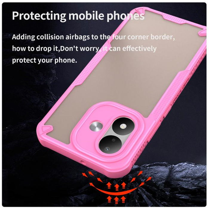 Funda híbrida de TPU para PC con revestimiento de Armor Glaze, For Redmi Note 15 4G / 5G Global 164mm, For Redmi Note 15 Pro 5G Global 163.6mm, For Redmi Note 14 5G China, For Redmi Note 14 5G Global, For Redmi Note 14 Pro+ 5G, For Redmi Note 14 Pro 5G