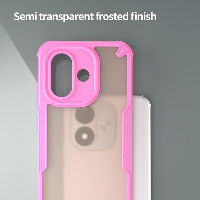 Funda híbrida de TPU para PC con revestimiento de Armor Glaze, For Redmi Note 15 4G / 5G Global 164mm, For Redmi Note 15 Pro 5G Global 163.6mm, For Redmi Note 14 5G China, For Redmi Note 14 5G Global, For Redmi Note 14 Pro+ 5G, For Redmi Note 14 Pro 5G