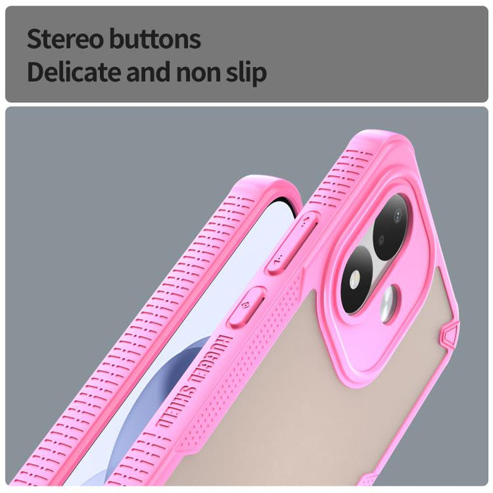 Funda híbrida de TPU para PC con revestimiento de Armor Glaze, For Redmi Note 15 4G / 5G Global 164mm, For Redmi Note 15 Pro 5G Global 163.6mm, For Redmi Note 14 5G China, For Redmi Note 14 5G Global, For Redmi Note 14 Pro+ 5G, For Redmi Note 14 Pro 5G
