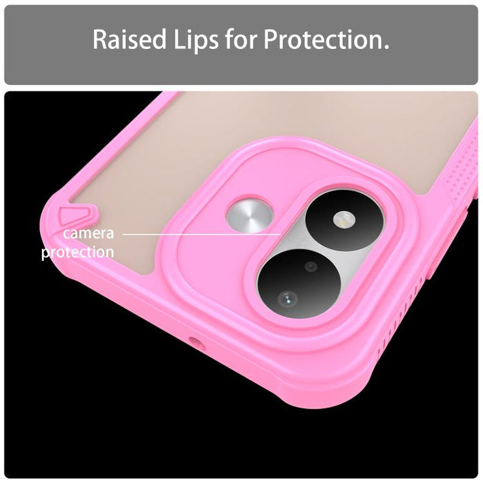 Funda híbrida de TPU para PC con revestimiento de Armor Glaze, For Redmi Note 15 4G / 5G Global 164mm, For Redmi Note 15 Pro 5G Global 163.6mm, For Redmi Note 14 5G China, For Redmi Note 14 5G Global, For Redmi Note 14 Pro+ 5G, For Redmi Note 14 Pro 5G