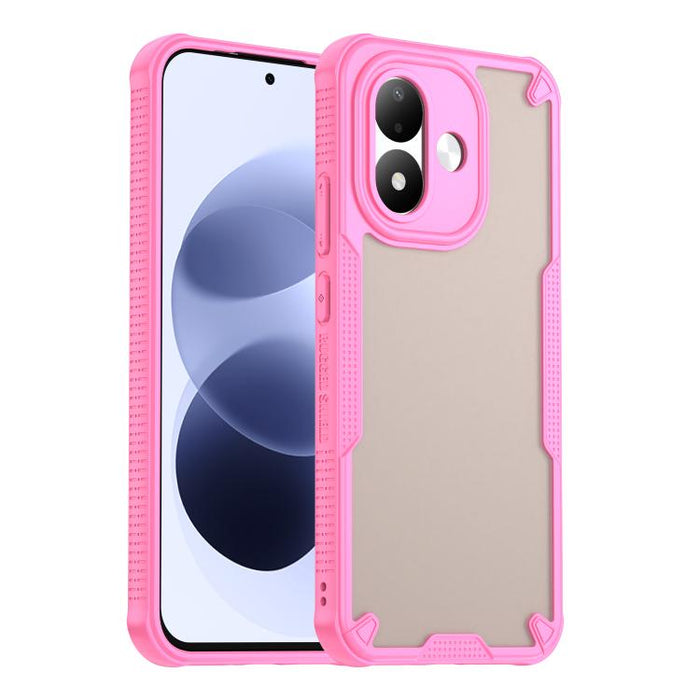 Funda híbrida de TPU para PC con revestimiento de Armor Glaze, For Redmi Note 15 4G / 5G Global 164mm, For Redmi Note 15 Pro 5G Global 163.6mm, For Redmi Note 14 5G China, For Redmi Note 14 5G Global, For Redmi Note 14 Pro+ 5G, For Redmi Note 14 Pro 5G
