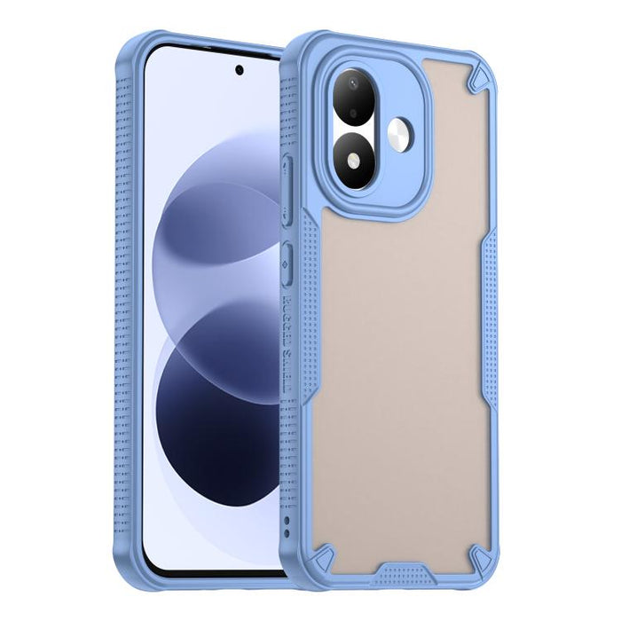 Funda híbrida de TPU para PC con revestimiento de Armor Glaze, For Redmi Note 15 4G / 5G Global 164mm, For Redmi Note 15 Pro 5G Global 163.6mm, For Redmi Note 14 5G China, For Redmi Note 14 5G Global, For Redmi Note 14 Pro+ 5G, For Redmi Note 14 Pro 5G