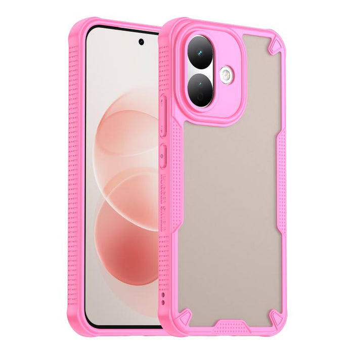 Funda híbrida de TPU para PC con revestimiento de Armor Glaze, For Redmi Note 15 4G / 5G Global 164mm, For Redmi Note 15 Pro 5G Global 163.6mm, For Redmi Note 14 5G China, For Redmi Note 14 5G Global, For Redmi Note 14 Pro+ 5G, For Redmi Note 14 Pro 5G