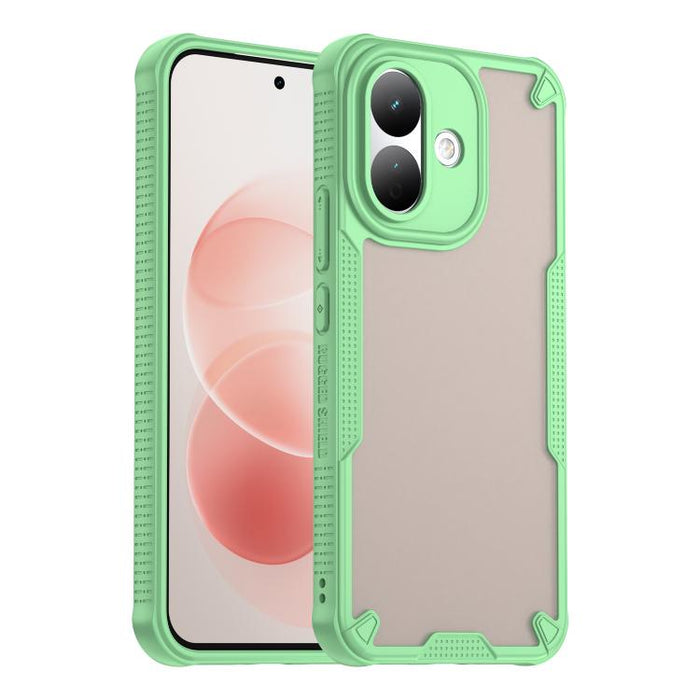 Funda híbrida de TPU para PC con revestimiento de Armor Glaze, For Redmi Note 15 4G / 5G Global 164mm, For Redmi Note 15 Pro 5G Global 163.6mm, For Redmi Note 14 5G China, For Redmi Note 14 5G Global, For Redmi Note 14 Pro+ 5G, For Redmi Note 14 Pro 5G
