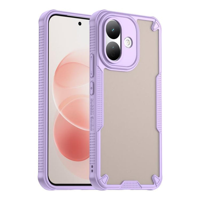 Funda híbrida de TPU para PC con revestimiento de Armor Glaze, For Redmi Note 15 4G / 5G Global 164mm, For Redmi Note 15 Pro 5G Global 163.6mm, For Redmi Note 14 5G China, For Redmi Note 14 5G Global, For Redmi Note 14 Pro+ 5G, For Redmi Note 14 Pro 5G