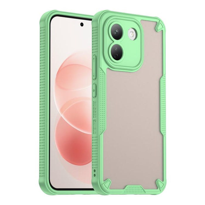 Funda híbrida de TPU para PC con revestimiento de Armor Glaze, For Redmi Note 15 4G / 5G Global 164mm, For Redmi Note 15 Pro 5G Global 163.6mm, For Redmi Note 14 5G China, For Redmi Note 14 5G Global, For Redmi Note 14 Pro+ 5G, For Redmi Note 14 Pro 5G