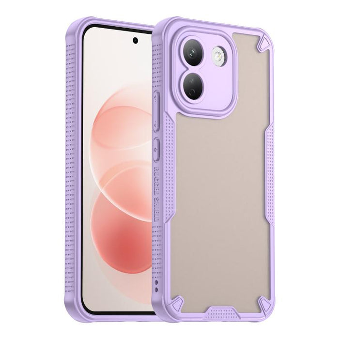 Funda híbrida de TPU para PC con revestimiento de Armor Glaze, For Redmi Note 15 4G / 5G Global 164mm, For Redmi Note 15 Pro 5G Global 163.6mm, For Redmi Note 14 5G China, For Redmi Note 14 5G Global, For Redmi Note 14 Pro+ 5G, For Redmi Note 14 Pro 5G