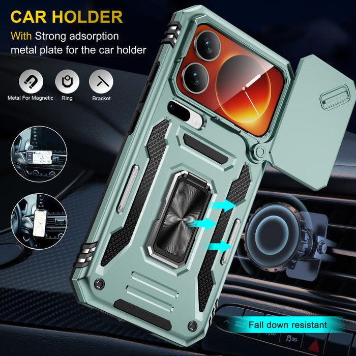 Funda para teléfono híbrida de TPU con protección para cámara y PC, For Xiaomi 17 Pro Max, For Xiaomi 17 Pro, For Xiaomi 17, For Xiaomi 15T Pro, For Xiaomi 15T, For Xiaomi 14T Pro, For Xiaomi 14T