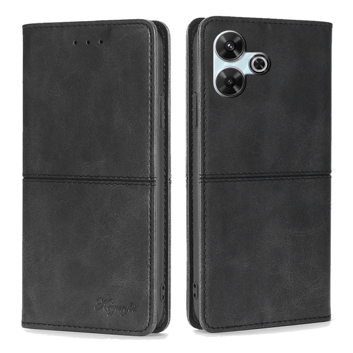 Funda de cuero magnética para teléfono con textura de vaca, For Redmi A7 Pro 171mm / Poco C85x 5G, For Redmi Turbo 5 Max 5G / Poco X8 Pro Max 5G, For Redmi Turbo 5 5G / Poco X8 Pro 5G, For Redmi K90 Pro Max 5G / Poco F8 Ultra                           ...