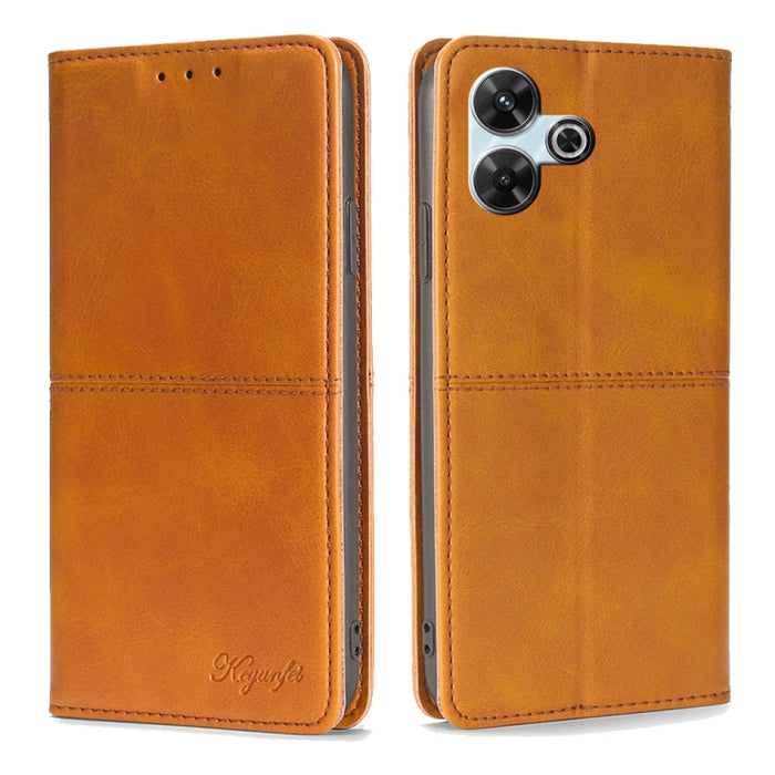 Funda de cuero magnética para teléfono con textura de vaca, For Redmi A7 Pro 171mm / Poco C85x 5G, For Redmi Turbo 5 Max 5G / Poco X8 Pro Max 5G, For Redmi Turbo 5 5G / Poco X8 Pro 5G, For Redmi K90 Pro Max 5G / Poco F8 Ultra                           ...
