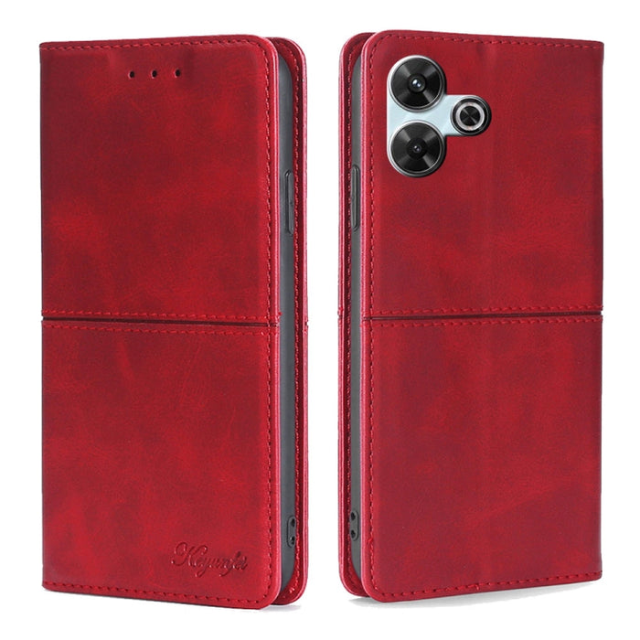 Funda de cuero magnética para teléfono con textura de vaca, For Redmi A7 Pro 171mm / Poco C85x 5G, For Redmi Turbo 5 Max 5G / Poco X8 Pro Max 5G, For Redmi Turbo 5 5G / Poco X8 Pro 5G, For Redmi K90 Pro Max 5G / Poco F8 Ultra                           ...