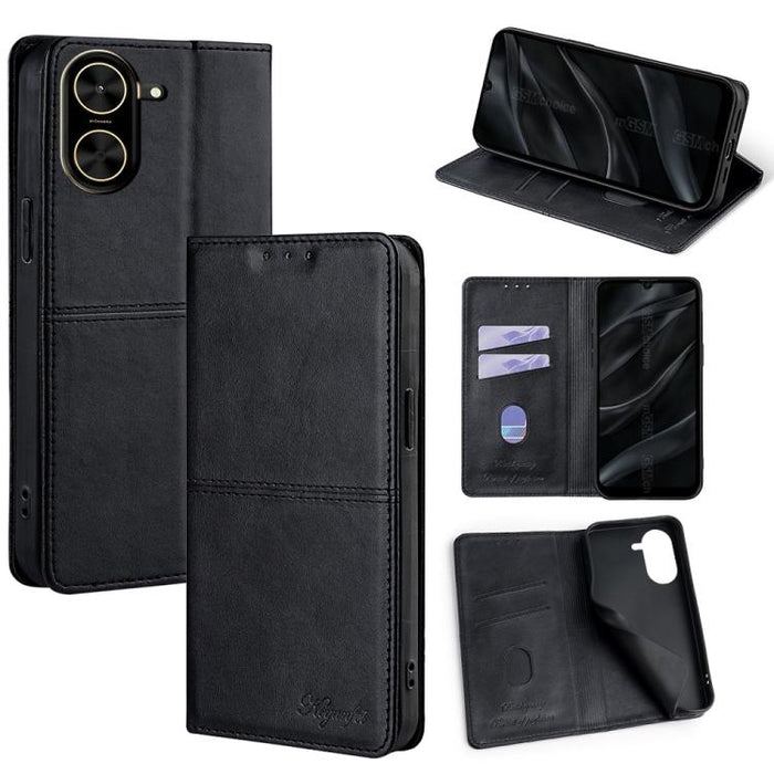 Funda de cuero magnética para teléfono con textura de vaca, For Redmi A7 Pro 171mm / Poco C85x 5G, For Redmi Turbo 5 Max 5G / Poco X8 Pro Max 5G, For Redmi Turbo 5 5G / Poco X8 Pro 5G, For Redmi K90 Pro Max 5G / Poco F8 Ultra                           ...