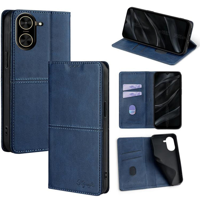 Funda de cuero magnética para teléfono con textura de vaca, For Redmi A7 Pro 171mm / Poco C85x 5G, For Redmi Turbo 5 Max 5G / Poco X8 Pro Max 5G, For Redmi Turbo 5 5G / Poco X8 Pro 5G, For Redmi K90 Pro Max 5G / Poco F8 Ultra                           ...