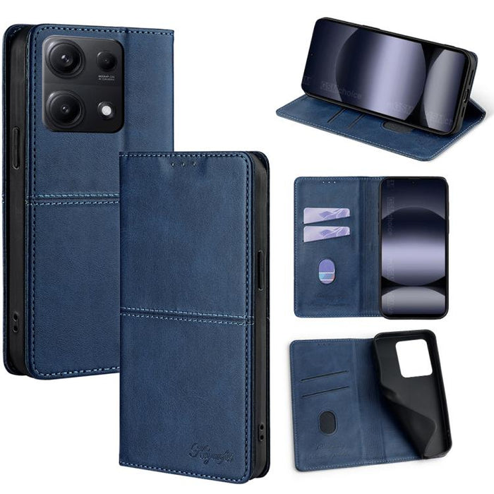 Funda de cuero magnética para teléfono con textura de vaca, For Redmi A7 Pro 171mm / Poco C85x 5G, For Redmi Turbo 5 Max 5G / Poco X8 Pro Max 5G, For Redmi Turbo 5 5G / Poco X8 Pro 5G, For Redmi K90 Pro Max 5G / Poco F8 Ultra                           ...