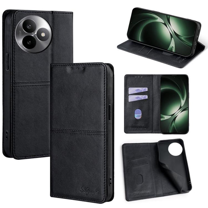 Funda de cuero magnética para teléfono con textura de vaca, For Redmi A7 Pro 171mm / Poco C85x 5G, For Redmi Turbo 5 Max 5G / Poco X8 Pro Max 5G, For Redmi Turbo 5 5G / Poco X8 Pro 5G, For Redmi K90 Pro Max 5G / Poco F8 Ultra                           ...
