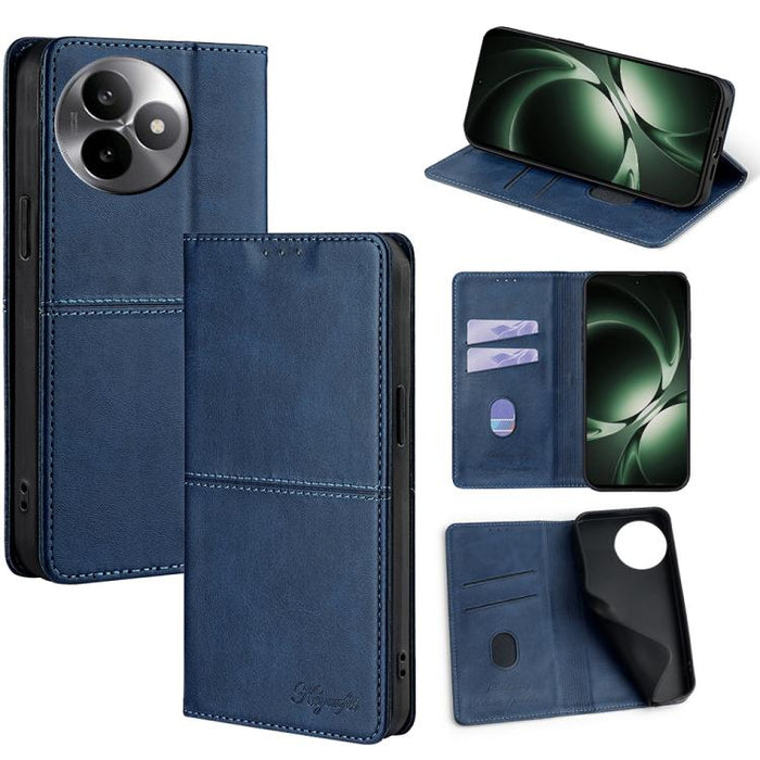 Funda de cuero magnética para teléfono con textura de vaca, For Redmi A7 Pro 171mm / Poco C85x 5G, For Redmi Turbo 5 Max 5G / Poco X8 Pro Max 5G, For Redmi Turbo 5 5G / Poco X8 Pro 5G, For Redmi K90 Pro Max 5G / Poco F8 Ultra                           ...