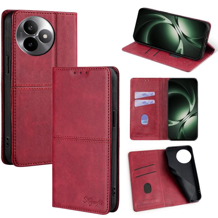 Funda de cuero magnética para teléfono con textura de vaca, For Redmi A7 Pro 171mm / Poco C85x 5G, For Redmi Turbo 5 Max 5G / Poco X8 Pro Max 5G, For Redmi Turbo 5 5G / Poco X8 Pro 5G, For Redmi K90 Pro Max 5G / Poco F8 Ultra                           ...