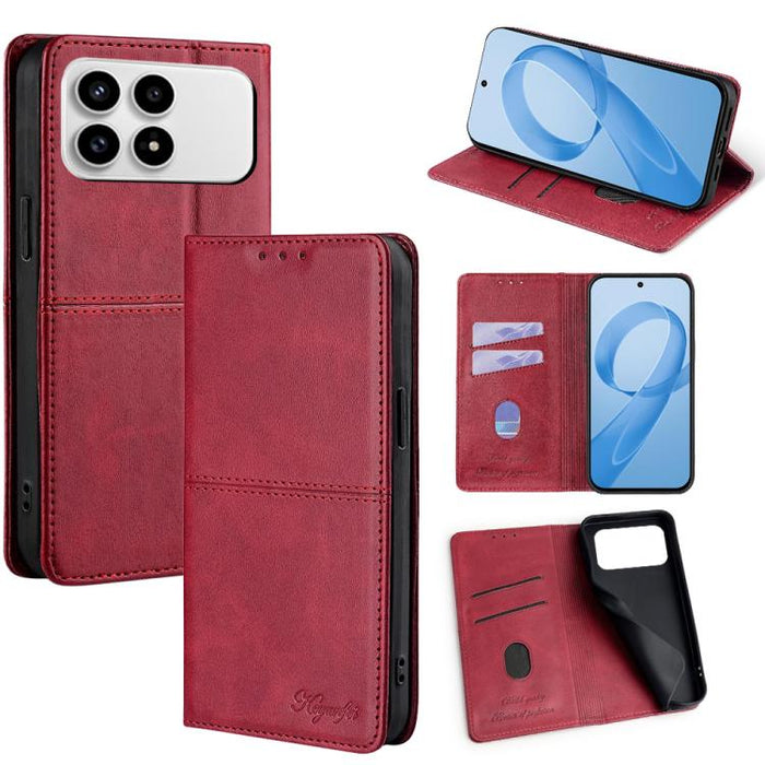 Funda de cuero magnética para teléfono con textura de vaca, For Redmi A7 Pro 171mm / Poco C85x 5G, For Redmi Turbo 5 Max 5G / Poco X8 Pro Max 5G, For Redmi Turbo 5 5G / Poco X8 Pro 5G, For Redmi K90 Pro Max 5G / Poco F8 Ultra                           ...