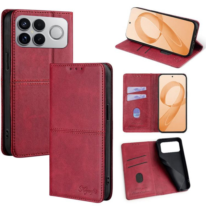 Funda de cuero magnética para teléfono con textura de vaca, For Redmi A7 Pro 171mm / Poco C85x 5G, For Redmi Turbo 5 Max 5G / Poco X8 Pro Max 5G, For Redmi Turbo 5 5G / Poco X8 Pro 5G, For Redmi K90 Pro Max 5G / Poco F8 Ultra                           ...