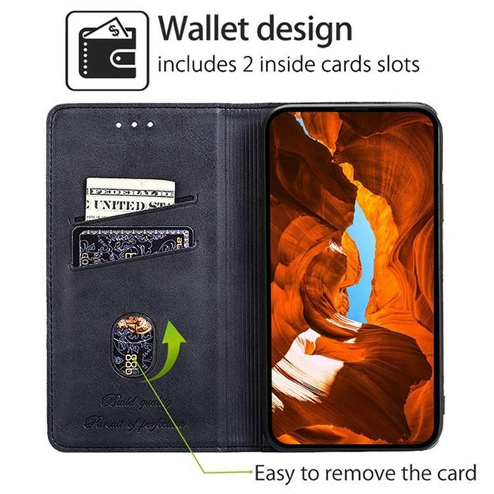 Funda de cuero magnética para teléfono con textura de vaca, For Redmi A7 Pro 171mm / Poco C85x 5G, For Redmi Turbo 5 Max 5G / Poco X8 Pro Max 5G, For Redmi Turbo 5 5G / Poco X8 Pro 5G, For Redmi K90 Pro Max 5G / Poco F8 Ultra                           ...