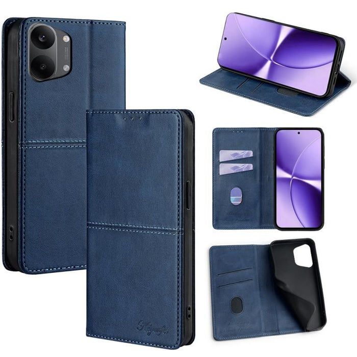 Funda de cuero magnética para teléfono con textura de vaca, For Redmi A7 Pro 171mm / Poco C85x 5G, For Redmi Turbo 5 Max 5G / Poco X8 Pro Max 5G, For Redmi Turbo 5 5G / Poco X8 Pro 5G, For Redmi K90 Pro Max 5G / Poco F8 Ultra                           ...