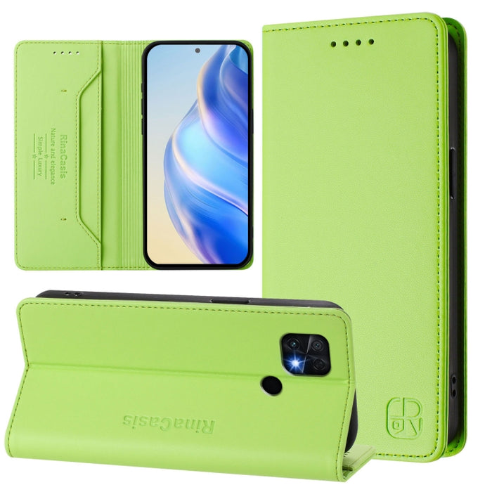 Estuche para teléfono de cuero con doble pliegue y succión magnética y RFID RC01, For Xiaomi 13 Lite 5G / Civi 2, For Xiaomi 13 Pro 5G, For Xiaomi 13 5G, For Xiaomi 12S Ultra, For Xiaomi 12 Pro / 12S Pro, For Xiaomi 12 5G / 12X 5G / 12S 5G             ...
