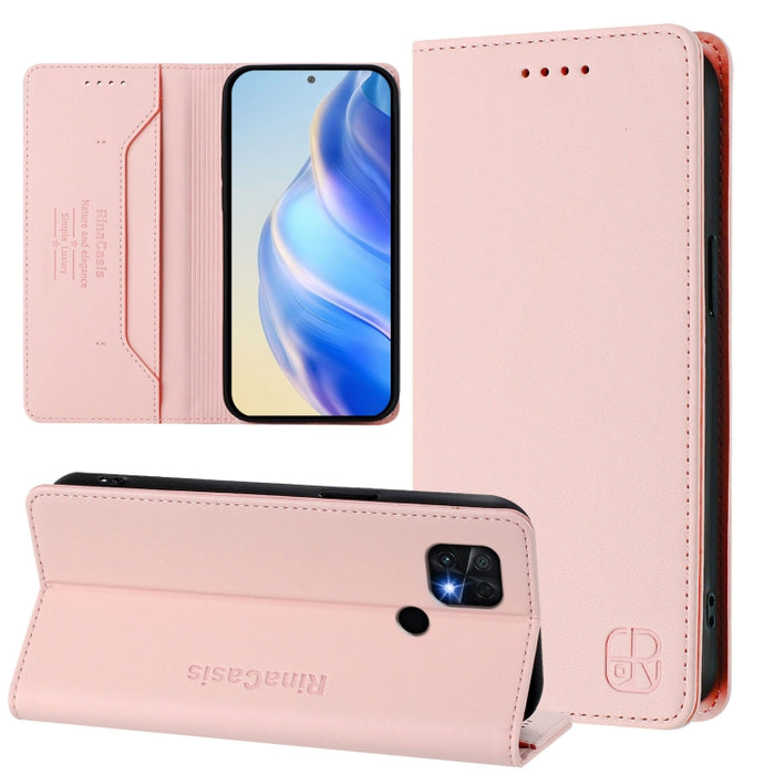 Estuche para teléfono de cuero con doble pliegue y succión magnética y RFID RC01, For Xiaomi 13 Lite 5G / Civi 2, For Xiaomi 13 Pro 5G, For Xiaomi 13 5G, For Xiaomi 12S Ultra, For Xiaomi 12 Pro / 12S Pro, For Xiaomi 12 5G / 12X 5G / 12S 5G             ...