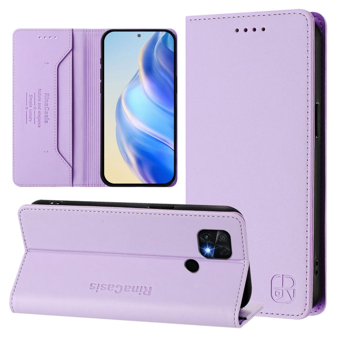 Estuche para teléfono de cuero con doble pliegue y succión magnética y RFID RC01, For Xiaomi 13 Lite 5G / Civi 2, For Xiaomi 13 Pro 5G, For Xiaomi 13 5G, For Xiaomi 12S Ultra, For Xiaomi 12 Pro / 12S Pro, For Xiaomi 12 5G / 12X 5G / 12S 5G             ...