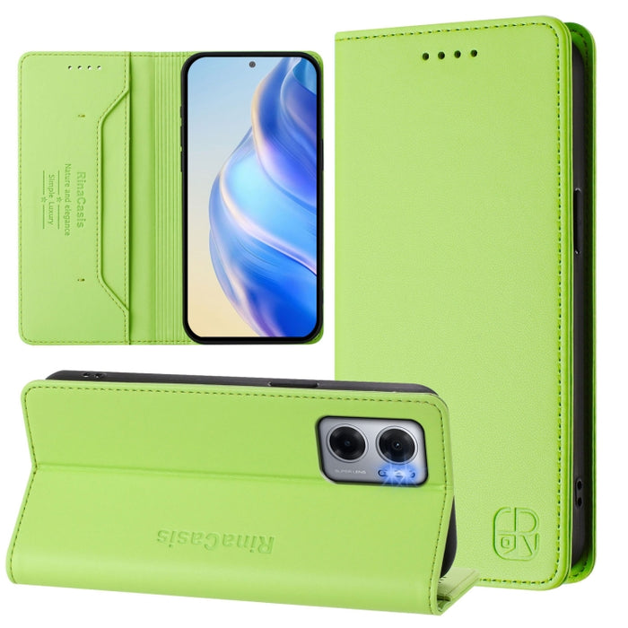 Estuche para teléfono de cuero con doble pliegue y succión magnética y RFID RC01, For Redmi K50 Ultra / Xiaomi 12T / 12T Pro, For Redmi Note 11 Pro 5G / 4G / Global, For Redmi 10 5G / 10 Prime+ 5G Global, For Redmi Note 11S 5G / Xiaomi Poco M4 Pro 5G  ...