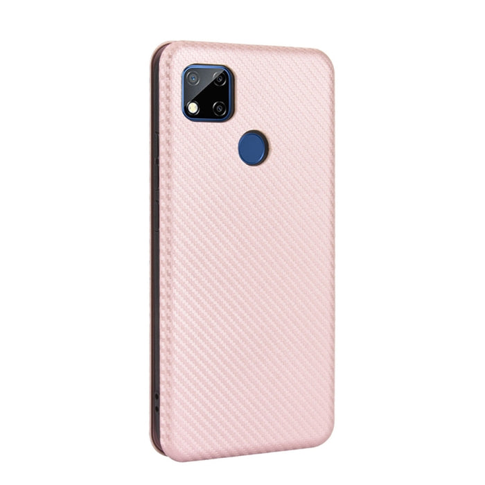 Textura de fibra de carbono Flip horizontal magnético TPU + PC + Funda de cuero PU con ranura para tarjeta, For Xiaomi Redmi 9C, For Xiaomi Redmi 8A, For Xiaomi Redmi 8, For Xiaomi Redmi 9, For Xiaomi Redmi 9A, For Xiaomi Redmi 10X 5G                  ...