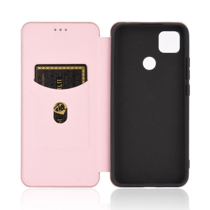 Textura de fibra de carbono Flip horizontal magnético TPU + PC + Funda de cuero PU con ranura para tarjeta, For Xiaomi Redmi 9C, For Xiaomi Redmi 8A, For Xiaomi Redmi 8, For Xiaomi Redmi 9, For Xiaomi Redmi 9A, For Xiaomi Redmi 10X 5G                  ...