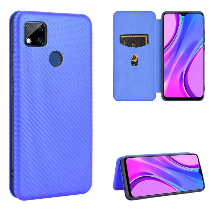 Textura de fibra de carbono Flip horizontal magnético TPU + PC + Funda de cuero PU con ranura para tarjeta, For Xiaomi Redmi 9C, For Xiaomi Redmi 8A, For Xiaomi Redmi 8, For Xiaomi Redmi 9, For Xiaomi Redmi 9A, For Xiaomi Redmi 10X 5G                  ...