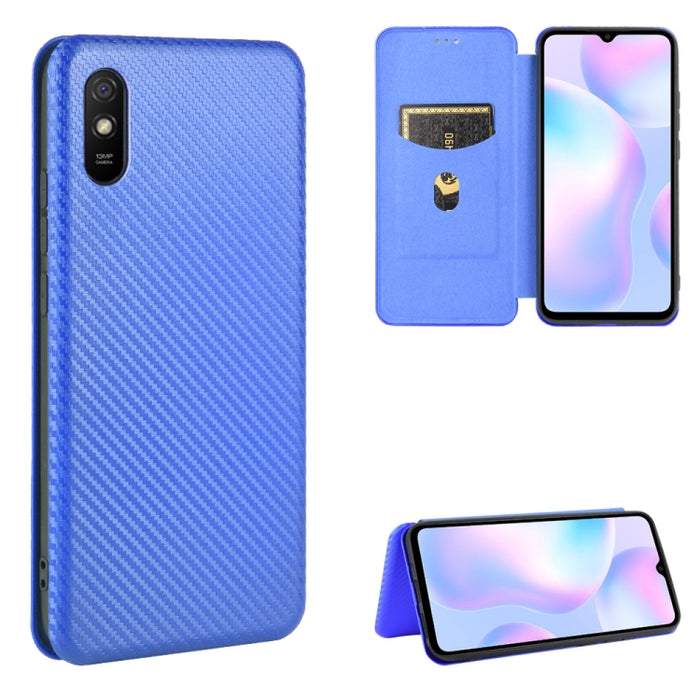 Textura de fibra de carbono Flip horizontal magnético TPU + PC + Funda de cuero PU con ranura para tarjeta, For Xiaomi Redmi 9C, For Xiaomi Redmi 8A, For Xiaomi Redmi 8, For Xiaomi Redmi 9, For Xiaomi Redmi 9A, For Xiaomi Redmi 10X 5G                  ...
