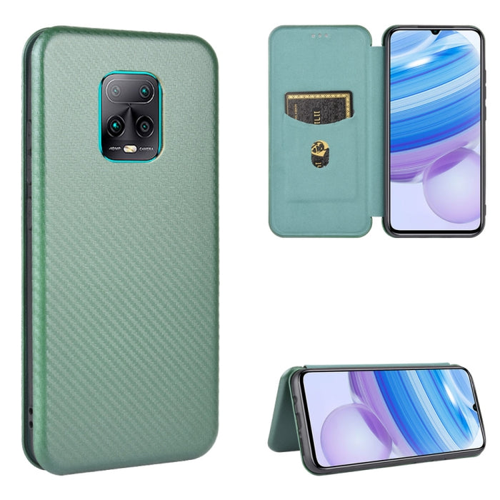 Textura de fibra de carbono Flip horizontal magnético TPU + PC + Funda de cuero PU con ranura para tarjeta, For Xiaomi Redmi 9C, For Xiaomi Redmi 8A, For Xiaomi Redmi 8, For Xiaomi Redmi 9, For Xiaomi Redmi 9A, For Xiaomi Redmi 10X 5G                  ...