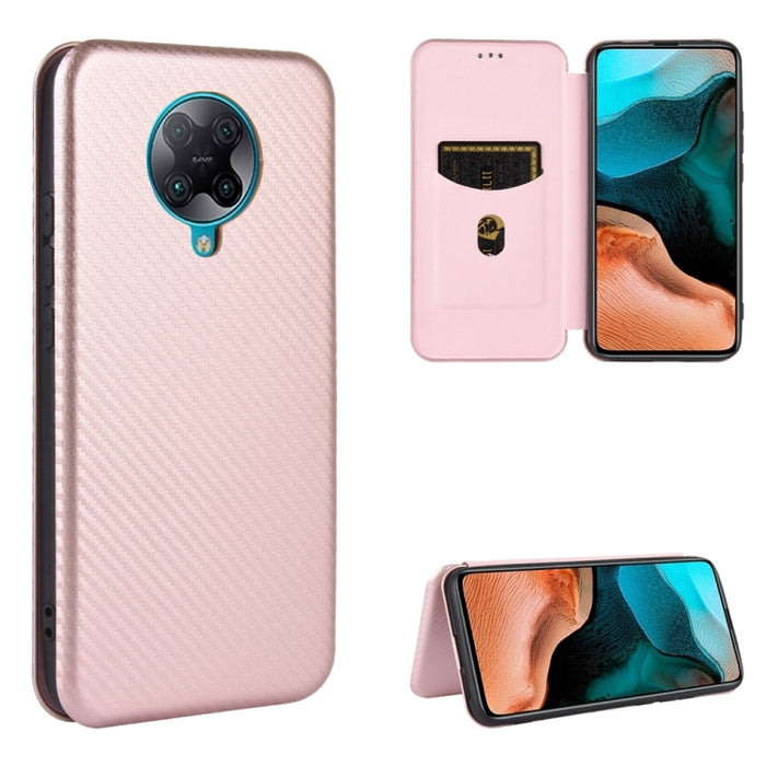 Textura de fibra de carbono Flip horizontal magnético TPU + PC + Funda de cuero PU con ranura para tarjeta, For Xiaomi Redmi 9C, For Xiaomi Redmi 8A, For Xiaomi Redmi 8, For Xiaomi Redmi 9, For Xiaomi Redmi 9A, For Xiaomi Redmi 10X 5G                  ...