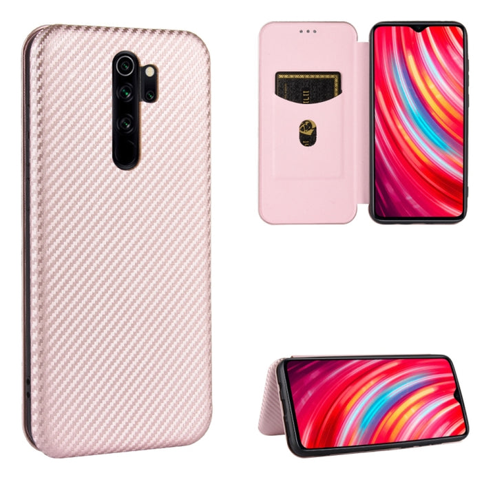 Textura de fibra de carbono Flip horizontal magnético TPU + PC + Funda de cuero PU con ranura para tarjeta, For Xiaomi Redmi 9C, For Xiaomi Redmi 8A, For Xiaomi Redmi 8, For Xiaomi Redmi 9, For Xiaomi Redmi 9A, For Xiaomi Redmi 10X 5G                  ...