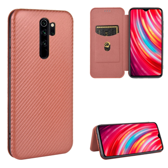 Textura de fibra de carbono Flip horizontal magnético TPU + PC + Funda de cuero PU con ranura para tarjeta, For Xiaomi Redmi 9C, For Xiaomi Redmi 8A, For Xiaomi Redmi 8, For Xiaomi Redmi 9, For Xiaomi Redmi 9A, For Xiaomi Redmi 10X 5G                  ...
