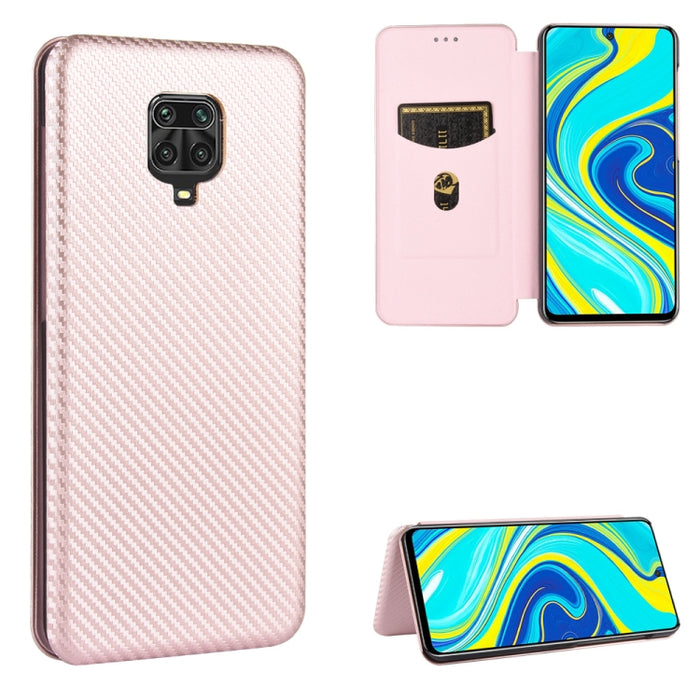 Textura de fibra de carbono Flip horizontal magnético TPU + PC + Funda de cuero PU con ranura para tarjeta, For Xiaomi Redmi 9C, For Xiaomi Redmi 8A, For Xiaomi Redmi 8, For Xiaomi Redmi 9, For Xiaomi Redmi 9A, For Xiaomi Redmi 10X 5G                  ...