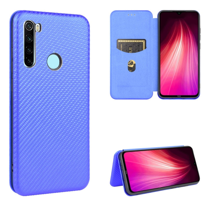 Textura de fibra de carbono Flip horizontal magnético TPU + PC + Funda de cuero PU con ranura para tarjeta, For Xiaomi Redmi 9C, For Xiaomi Redmi 8A, For Xiaomi Redmi 8, For Xiaomi Redmi 9, For Xiaomi Redmi 9A, For Xiaomi Redmi 10X 5G                  ...