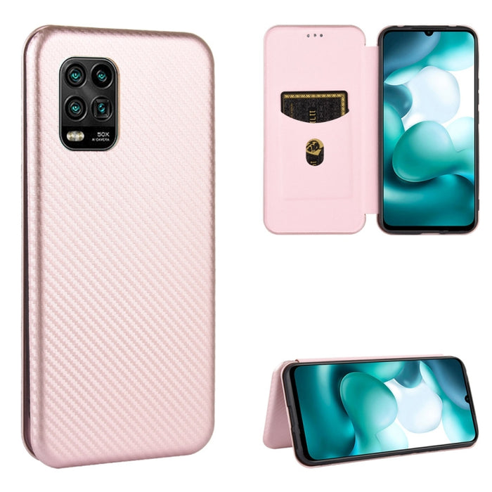 Textura de fibra de carbono Flip horizontal magnético TPU + PC + Funda de cuero PU con ranura para tarjeta, For Xiaomi Redmi 9C, For Xiaomi Redmi 8A, For Xiaomi Redmi 8, For Xiaomi Redmi 9, For Xiaomi Redmi 9A, For Xiaomi Redmi 10X 5G                  ...