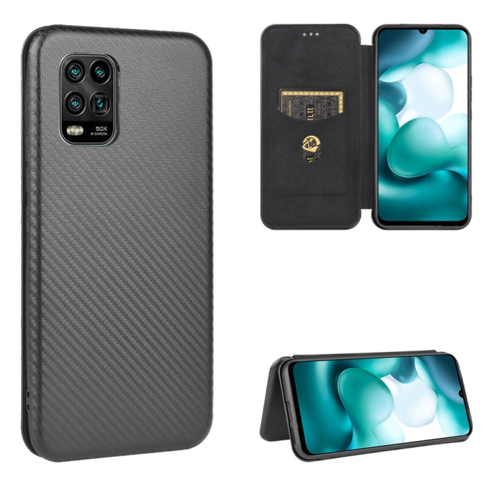 Textura de fibra de carbono Flip horizontal magnético TPU + PC + Funda de cuero PU con ranura para tarjeta, For Xiaomi Redmi 9C, For Xiaomi Redmi 8A, For Xiaomi Redmi 8, For Xiaomi Redmi 9, For Xiaomi Redmi 9A, For Xiaomi Redmi 10X 5G                  ...