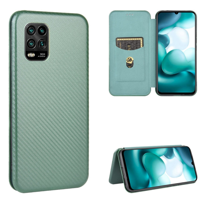 Textura de fibra de carbono Flip horizontal magnético TPU + PC + Funda de cuero PU con ranura para tarjeta, For Xiaomi Redmi 9C, For Xiaomi Redmi 8A, For Xiaomi Redmi 8, For Xiaomi Redmi 9, For Xiaomi Redmi 9A, For Xiaomi Redmi 10X 5G                  ...